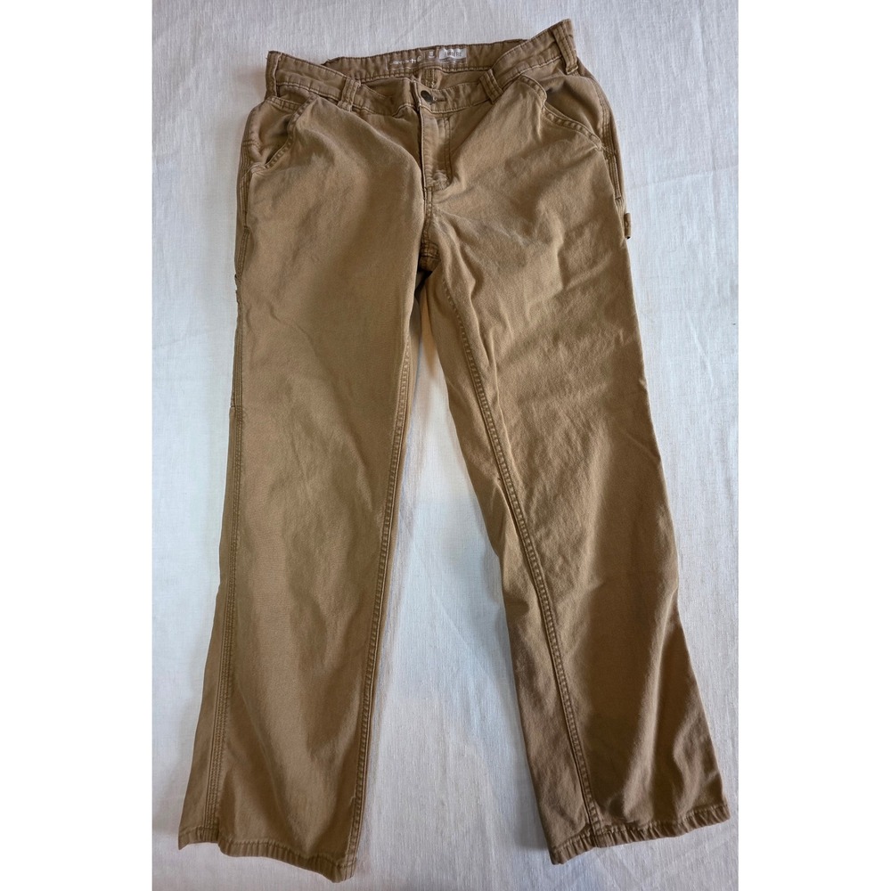 Carhartt Women's Tan Carpenter Trousers - Picture 3 of 8
